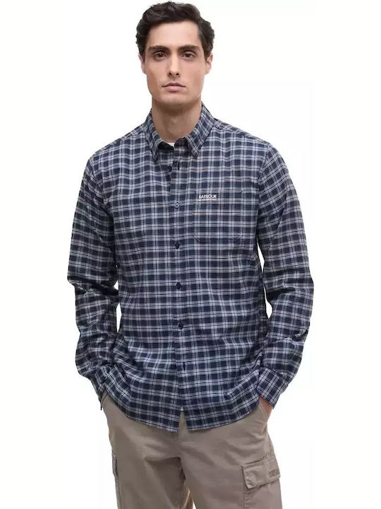 Barbour Μακρυμάνικo Πουκάμισο Καρό Navy