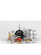 Royalty Line Комплект саксии от Алуминий RL-T010-Silver 10бр