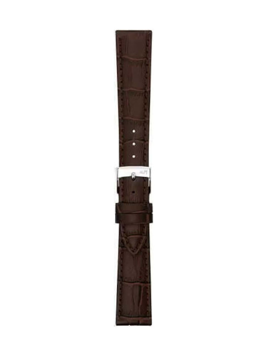 Morellato Bolle Leather Strap Brown 17mm