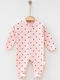 Mon Petit Art Baby Bodysuit Long-Sleeved Pink