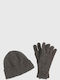 Carlton Beanie Beanie Knitted in Gray color