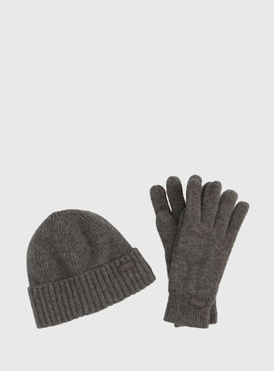 Carlton Beanie Ανδρικός Σκούφος Πλεκτός σε Γκρι χρώμα