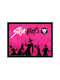 K-pop Demon Hunters Saja Boys Idol Poster Frame 31x41cm