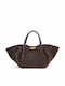Leather Women's Bag Tote Handbag Brown