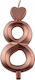 Bronze Number 8 Candles 10 Pcs Lumea