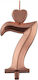 Bronze Number 7 Candles 10 Pcs Lumea