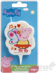 Peppa Pig Birthday Candle Dekora