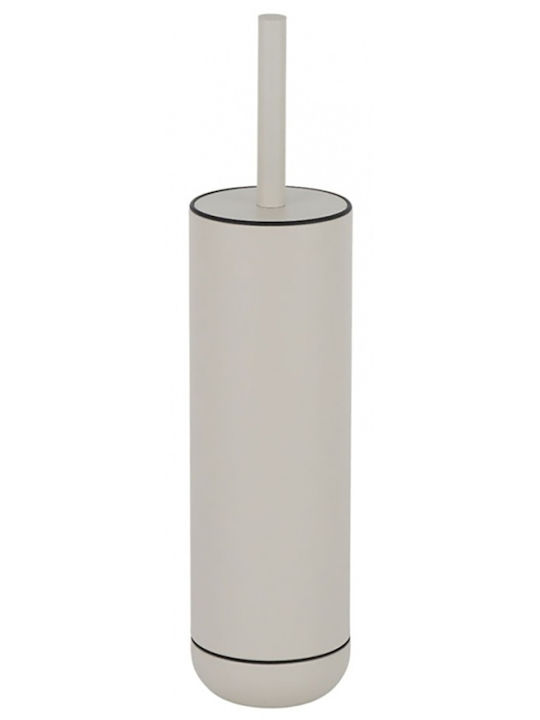 Ankor Metallic Toilet Brush Ecru