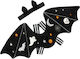 Karneval Flügel Schwarz für Halloween 1Stück