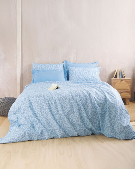 Rythmos Σετ Υπέρδιπλη 225x250cm Nala Μπλε