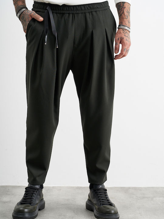 Stefan Fashion Παντελόνι Ελαστικό Χακί