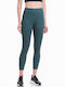 Training Women's Cropped Firming Leggings Dark Green