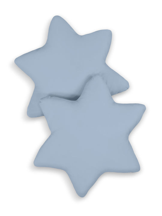 2-teilige Kinder Wurfkissen Schmutziges Blau