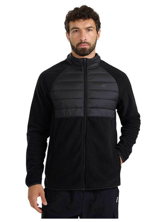 Ανδρική Ζακέτα Fleece Μαύρη