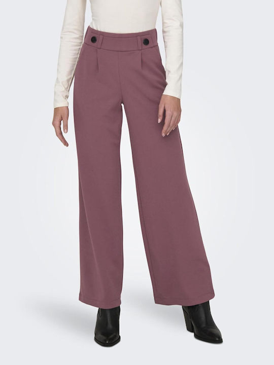 Jdy Damen Stoff Hose Dark Brown