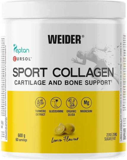 Weider Sport Collagen 280mg with Vitamin C and Hyaluronic Acid 300g Lemon