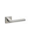 Convex 865 Matte Nickel Bathroom Lever Rosette Pair