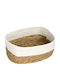 Viosarp Dekoratives Korbweide Korb Weiß 27,5x18x12cm