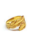 Amalfi Accessories Damen Chevalier Ring aus Stahl Vergoldet