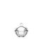 Paper Pack Φοντανιέρα Kristall mit Deckel 15x17x17cm Transparent