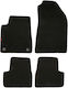 Lampa Set of Front and Rear Mats 4pcs for Citroen C3 Black