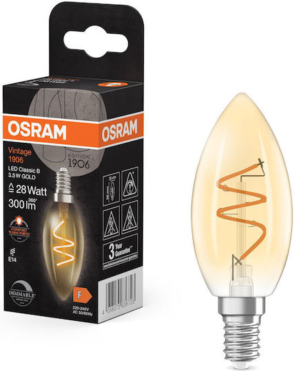 Osram LED-Lampe 3.5W für Fassung E14 Warmes Weiß 300lm Dimmbar