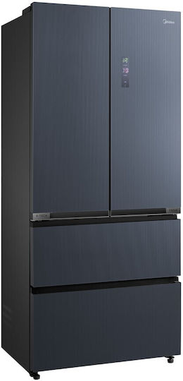 Midea Side-by-Side Kühlschrank 515Es Total NoFrost H191xB83.3xT60cm. Gray MDRF705BIE70