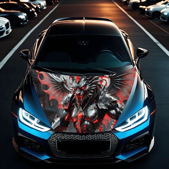 Folie Capotă Auto "hood Art" Rezistentă la Exterior Mărime S 150 X 110cm Cod Avx-capota-025s