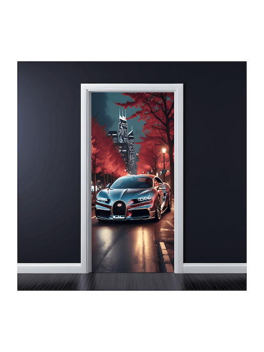 Decorațiune de Ușă Tipărită cu Folie Colorată Dimensiune 200 X 90cm Model Avx-dr08