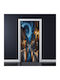 Decorațiune Ușă din Film Imprimat Color Dimensiune 200 X 90cm Model Avx-dr30