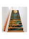Dekorativer Aufkleber Innentreppe Hochauflösender Selbstklebender Druck Maße 200 x 124 cm Code Avx-stairs-05