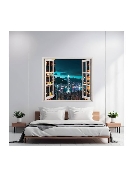Gedruckte Farbfolie Wanddekoration Größe 125 x 110 cm Modell Blick auf Haven 07