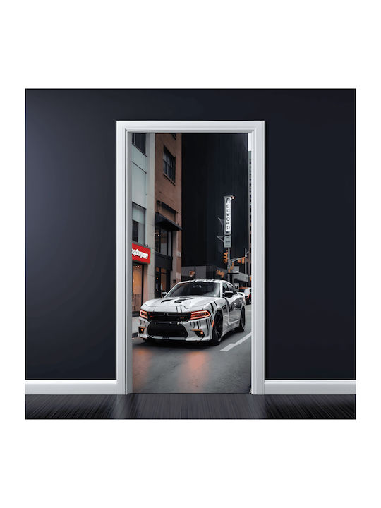 Folie Colorată Imprimată pentru Decorarea Ușii Dimensiune 200 X 90cm Model Avx-dr04
