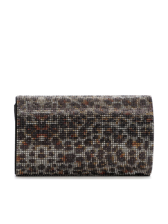 Pochette Tamaris Amalia In Argento – Borsa A Tracolla Con Catena, 26x14x5,5 Cm, Poliestere Morbido