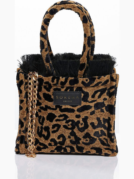 Sorena Handmade Leopard Velvet Υφασμάτινη Γυναι...