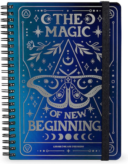 Legami Milano Notebook Σημειωματάριο Σπιράλ Α4 160 Φύλλων Ριγέ Μπεζ