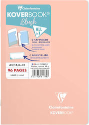 Clairefontaine Notebook 48 Sheets A5 Ruled Red