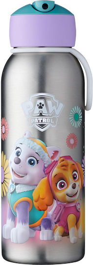 Mepal Flip-up Campus Ανοξείδωτο Παιδικό Παγούρι Paw Patrol Θερμός Γκρι