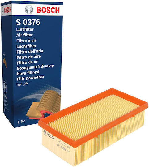Bosch S0376 Auto Luftfilter Autos Reinigt Ansaugluft Von Partikeln Hohe Nasse Reißfestigkeit