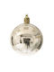 Hanging Ornament Champagne Plastic Ecru Set 24pcs