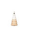 Hanging Hanging Ornament Tree Glass Orange 7x14.4cm