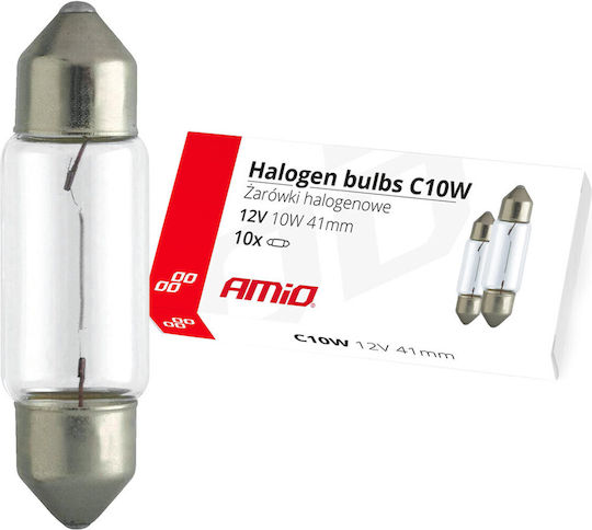 Alista Home Lămpi Autoturismului C10W Halogen 12V 5W 10buc
