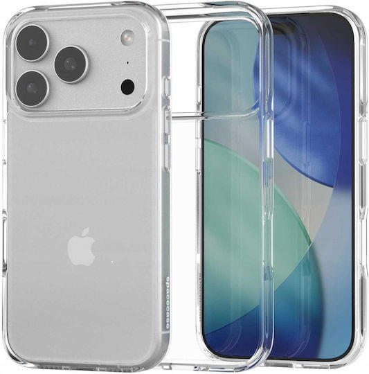 Spacecase Back Cover Plastic / Silicon 1mm Transparent Pentru iPhone 18 Pro / 17 Pro