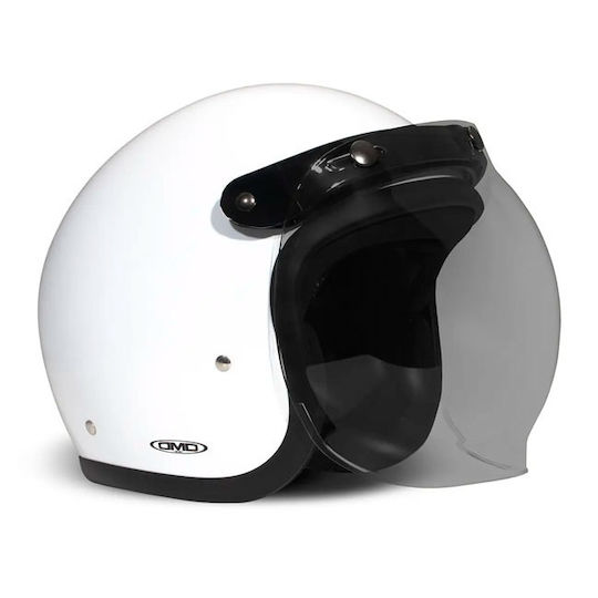 Ανοιγόμενο Visor Κράνους Ανοιχτό Φιμέ Dmd Flip-up Bubble Visor Light Smoke