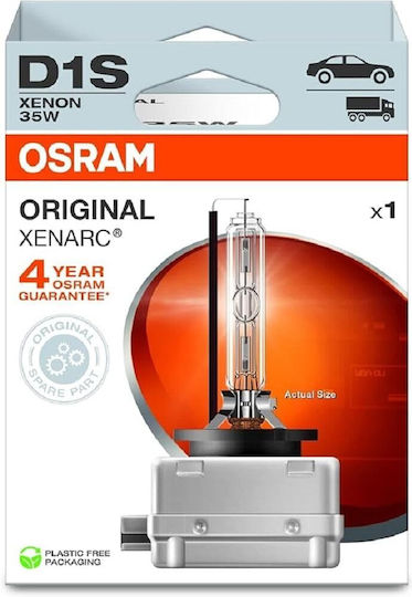 Osram Lamps Car PK32d-2 / D1S Xenon 4150K Natural White 12V 35W 1pcs