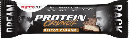 Mooveat Protein Crunch Riegel mit 30% Protein & Geschmack Biscot Caramel 65gr