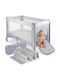 MalPlay Laufstall mit Matratze Gray