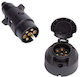 PVC Щепсел За Ремарке 12-24V