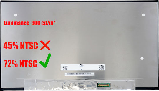 Monitor 14" LED / Slim / 60Hz 1920x1080 Matte 30 Pin for Laptop Dell Latitude 3420, P144G, P144G001, 02CVKV, 0WCDHX