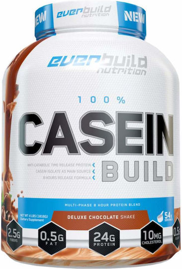 100% Casein Build cu Aromă Cappuccino 1.82kg
